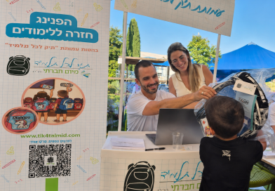 כבר נערכים לתשפ"ז: בת-ים אוספת ילקוטים לילדי העיר